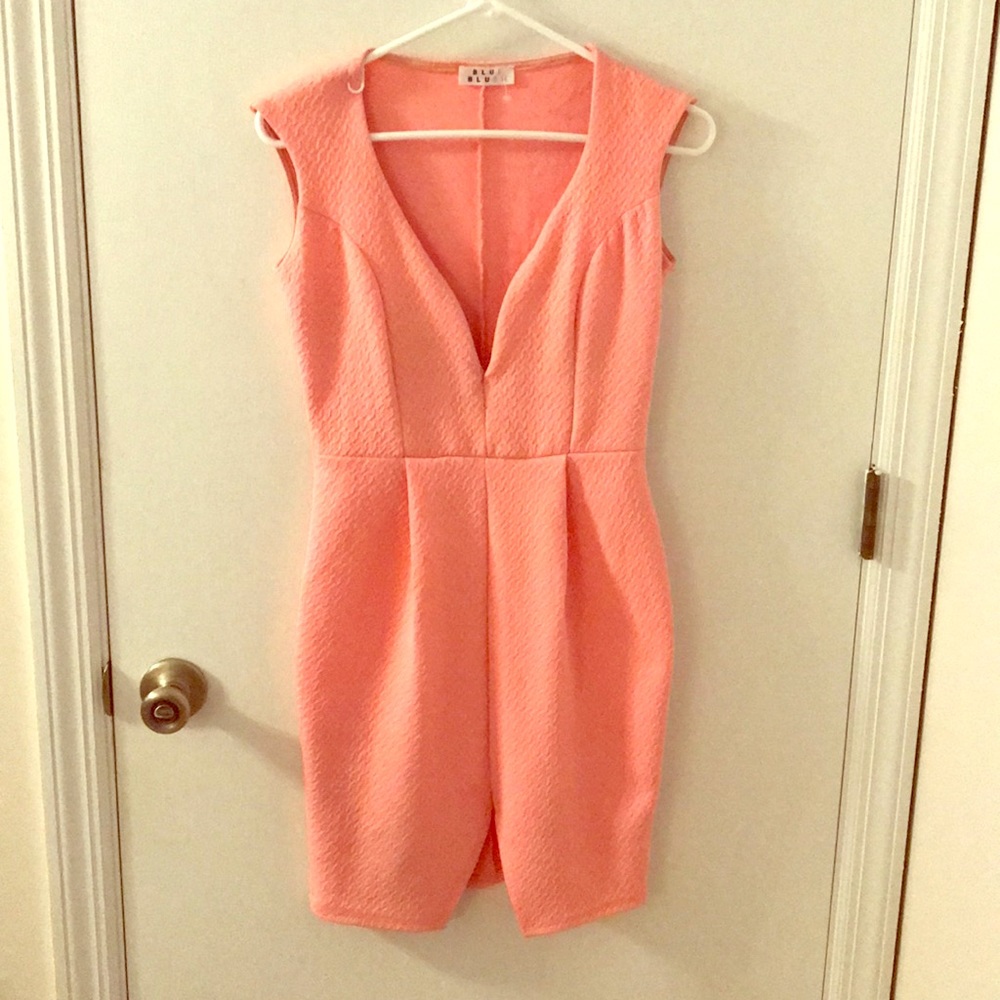 Apricot Lane Boutique peach sz med dress